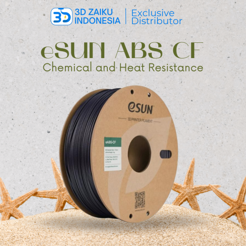 eSUN ABS CF Carbon Fiber Chemical and Heat Resistance 3D Printer Filament 1.75 mm